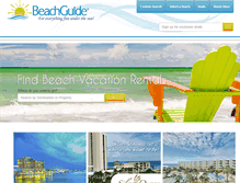 Tablet Screenshot of beachguide.com